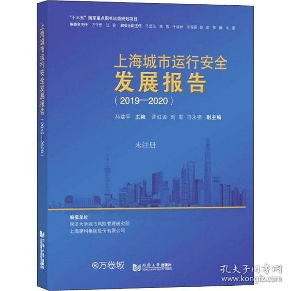 正版现货 上海城市运行安全发展报告（2019-2020）