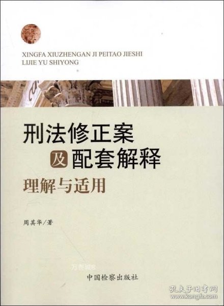 正版现货 刑法修正案及配套解释理解与适用