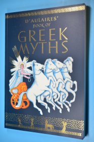 D'AULAIRES'BOOK OF GREEK MYTHS 古希腊神话故事 英语原版 12开208页 内页非常干净 定价20美元