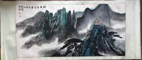 【原装原裱】陈大章国画书法生于北京书画世家