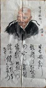 【软片人物画】又名以霖圆霖书法国画生于江苏南京市江浦县(今南京市浦口区)
