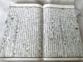 1834年《增续大广益会玉篇大全》存4册，和刻本大32开