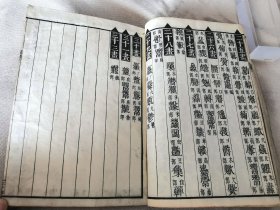 1834年《增续大广益会玉篇大全》存4册，和刻本大32开