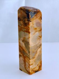 昌化石田坑料，3.4×3.4×13.4厘米——印材石料素章印章正章扁章钮章随形章