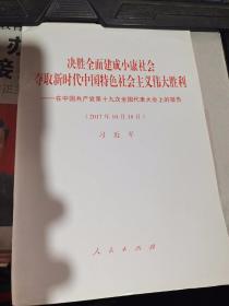 决胜全面建成小康社会夺取新时代中国特色社会主义伟大胜利—在中国共产党第十九次全国代表大会上的报告