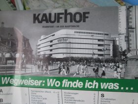 KAUFHOF Wegweiser:Wo finde ich was