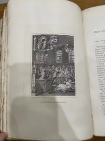 现货 罕见 1884年 霍加斯画作集 HOGARTH ILLUSTRATED 精装 八五品