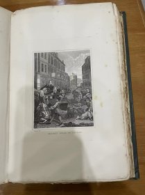 现货 罕见 1884年 霍加斯画作集 HOGARTH ILLUSTRATED 精装 八五品