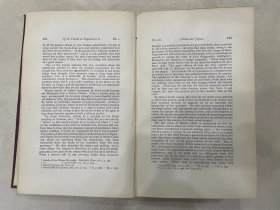 现货 珍稀文献资料 1890年英文版《马尔萨斯 人口论》MALTHUS ON POPULATION 113-126页讲述中国、日本人口问题 精装 品相如图