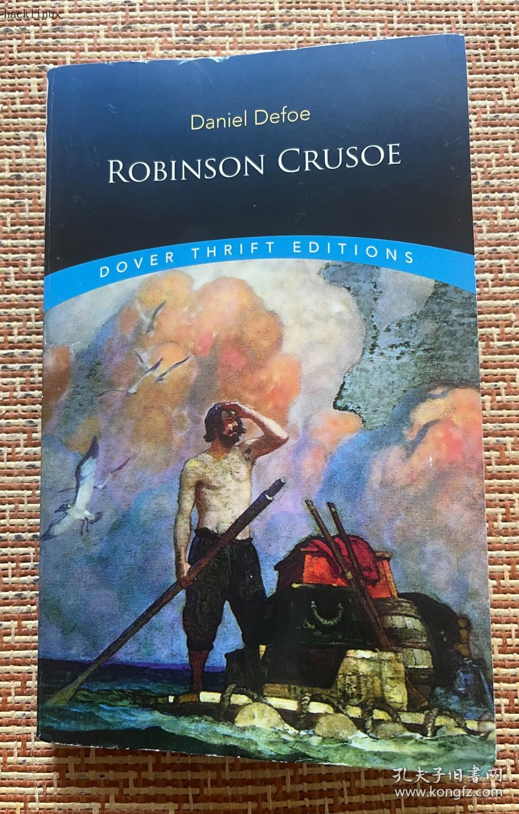 现货即发《鲁滨逊漂流记》 Robinson Crusoe(多佛节俭版) 平装 九五品