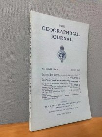 现货即发 珍稀资料《1926年1月地理期刊：从云南出发沿藏蒙到达北京》THE GEOGRAPHICAL JOURNAL 含2张路线示意图，多幅壮观的摄影底片  平装 九五品