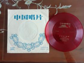 收藏杂项-老唱片81（小薄膜片）：歌曲（毛主席关怀咱山里人等3首歌曲 见描述）