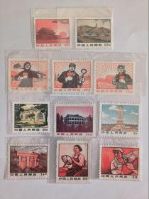 邮票--普通邮票：普无号 革命圣地 工农兵