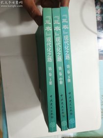 三农现代化之路  第一卷  上 中 下  全三册合售  3本全   正版  实拍  现货