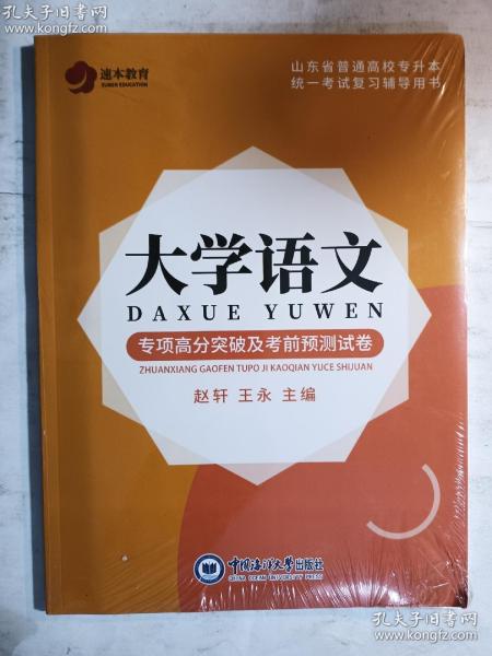 大学语文专项高分突破及考前预测试卷