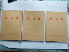 笔记簿（中共山东省委党校）  怀旧笔记本 约80-90年代  标售价为单本价  库存3   实拍
