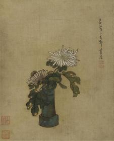 明代 陈洪绶  花鸟草虫010 高精复制品