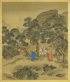 清代  天开寿域南极图  04道德泰清  高精复制品  台北故宫博物院藏