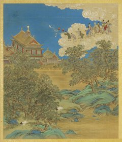 清代  天开寿域南极图  01天開壽域  高精复制品  台北故宫博物院藏