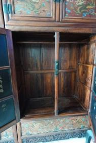 古董古玩木器黄花梨组合顶箱柜