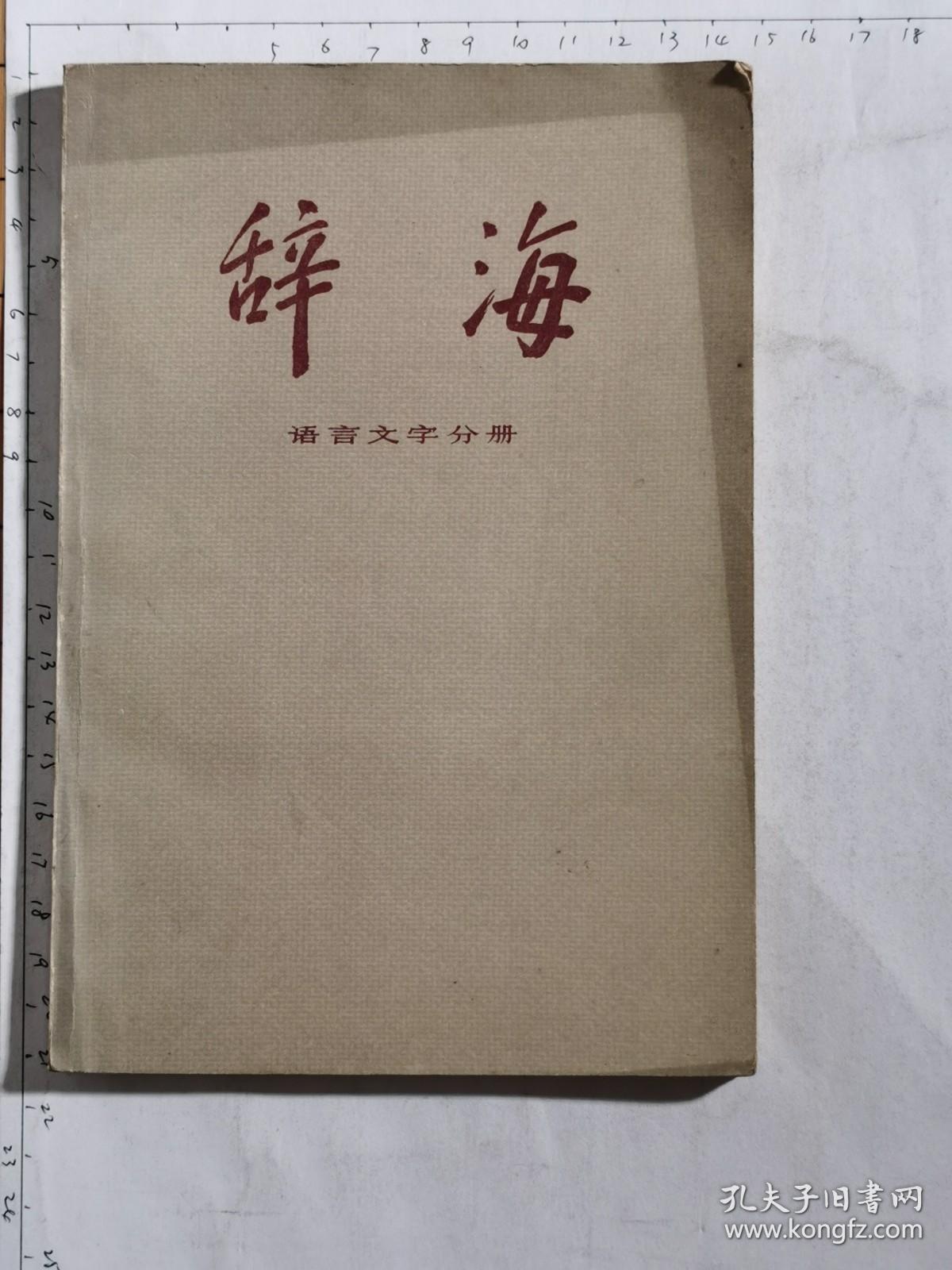 辞海（语言文字分册）