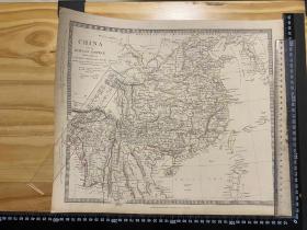 1834年中国地图【map052】【售出不退，有问题请先问】