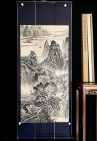 【手绘】《杨海滨 漓江山水》7049书画挂轴字画手绘真迹