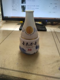 酒瓶青花汾杏 无瓶盖