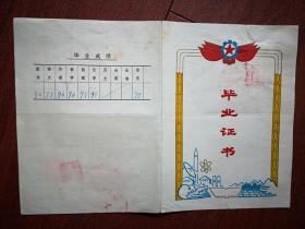 毕业证书（附照片），1979年，海龙县第五中学