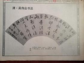 中国书画报9512，历代名家书法：清代吴伟业书法，国画作品（焦玉卿《雨后黔山飞瀑急》李晓东《太行山月》王志学《池塘情趣》李若柏《苍松》洪涛《深山幽境》丘玉卿《粤东山色》魏镜洋《大熊猫》吴维科《竹石》苏维贤《长乐图》石寒介绍及其国画《舟飞三峡壮风涛》张峰介绍及其国画），书法作品（臧克祝允明周祥林陈大铭张清坚张自立刘楚汕秦鹏飞金秉坤），周俊杰《当代书法史论纲》（16下）归之春《石鼓文书法的误区》