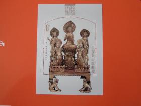 2013-14《金铜佛造像》邮票小型张，原胶全品