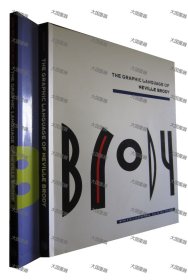 THE GRAPHIC LANGUAGE OF NEVILLE BRODY2册 也可拆卖 JON THAMES&HUDSON THE GRAPHIC LANGUAGE OF NEVILLE BRODY