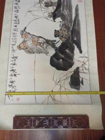 毛国伦 国画  尺寸：68.3*46.5CM 保真