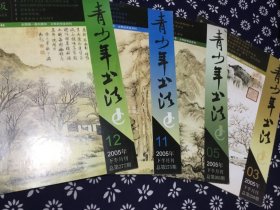 （青年版）青少年书法2005年2月 下半月 总第259、263、275、277期  （四本合售）