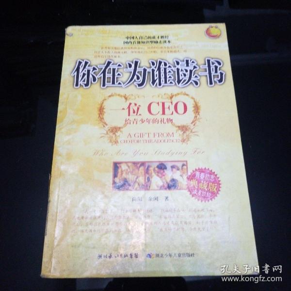 你在为谁读书：一位CEO给青少年的礼物青春励志典藏版成才胜经