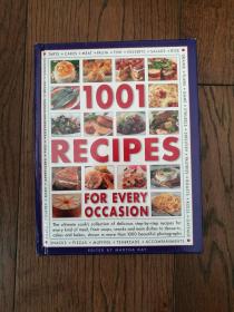 1001 RECIPES：FOR EVERY OCCASION（英文原版。1001种食谱：适合各种场合）