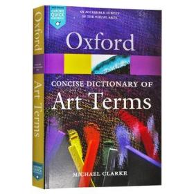 The Concise Oxford Dictionary of Art Terms 进口艺术 牛津简明艺术术语词典