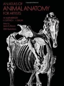 An Atlas of Animal Anatomy for Art  动物解剖图 英文原版