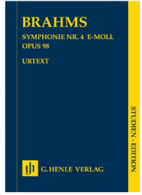 Brahms Symphony no4 e minor 勃拉姆斯第四交响乐op98 德国亨乐Henle原版乐谱书