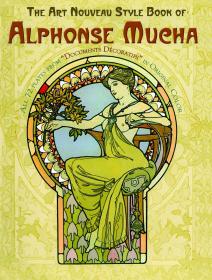 The Art Nouveau Style Book of Alphonse Mucha 进口艺术 穆夏的新艺术风格