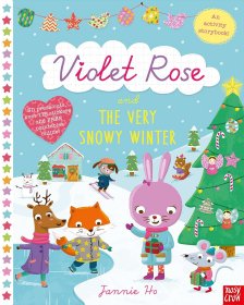 Violet Rose and the Very Snowy Winter Sticker Activity Book 冬季贴纸活动书 英文原版进口 圣诞节儿童绘本