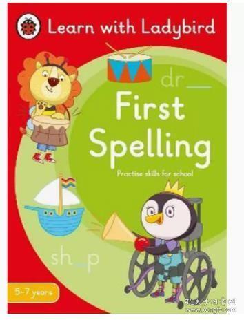 点击查看原图 First Spelling A Learn with Ladybird Activity Book儿童英语启蒙语言学习书