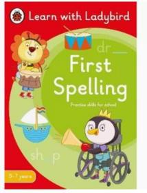 First Spelling A Learn with Ladybird Activity Book儿童英语启蒙语言学习书
