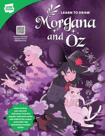 漫画莫甘娜与奥兹的角色绘制教学 Learn to Draw Morgana and Oz