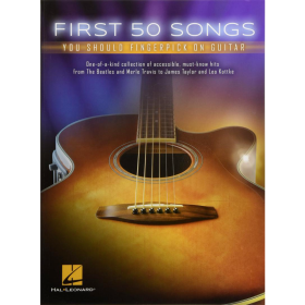 First 50 Songs You Should Fingerpick on Guitar 进口艺术 前50首歌曲你应该在吉他上指着