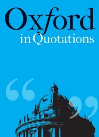 城市名人语录系列 牛津名人语录 Oxford in Quotations 英文原版