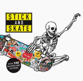 Stick and Skate 贴纸和滑板