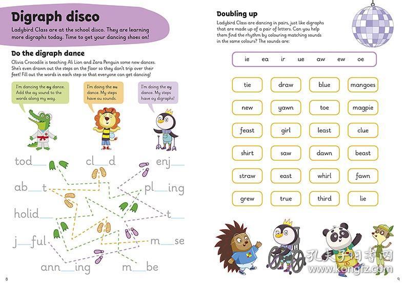 点击查看原图 First Spelling A Learn with Ladybird Activity Book儿童英语启蒙语言学习书