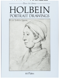 Holbein Portrait Drawings 进口艺术 Holbein肖像图画