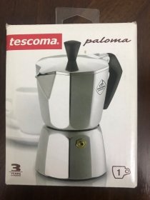 进口意式咖啡壶 tescoma PALOM系列 经典银色（全新）